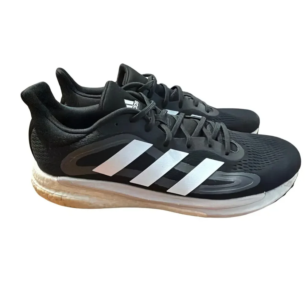 Adidas Men's Solar Glide 4 Black & White Running Sneakers Shoes Size 13